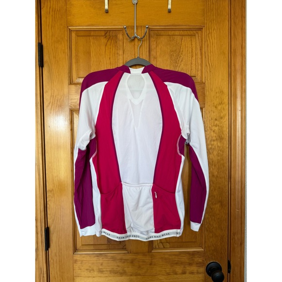 Gore Bike Wear Long Sleeve Cycling Jersey Full Zip Pink White XXL - Picture 7 of 12